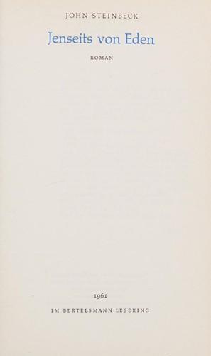 John Steinbeck: Jenseits von Eden (Hardcover, German language, 1984, Lingen Verlag)