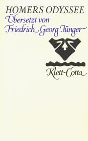 Homère, Friedrich Georg Jünger, Citta Jünger: Homers Odyssee. (Hardcover, German language, 1981, Klett-Cotta)
