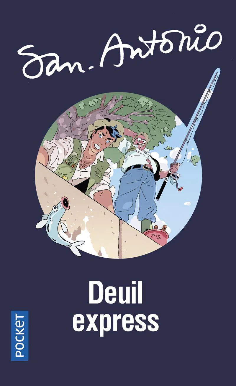 Frédéric Dard: Deuil express (French language, 2019)